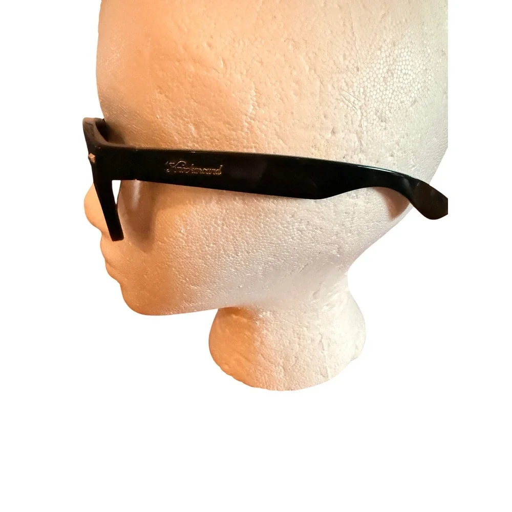 Knockaround Fort Knocks‎ Sunglasses Black Tortoise Amber Lens Wayfarer Style